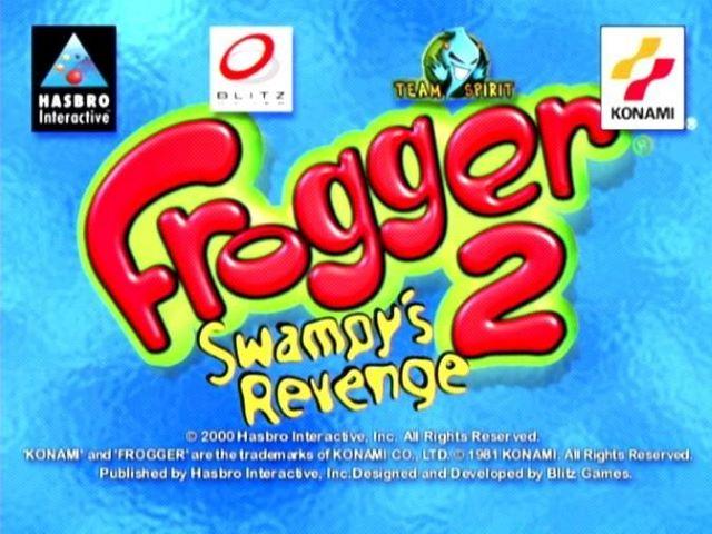 Frogger 2 : Swampy's Revenge — Title screen