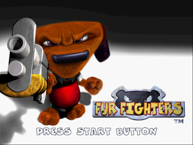 Fur Fighters — Title screen