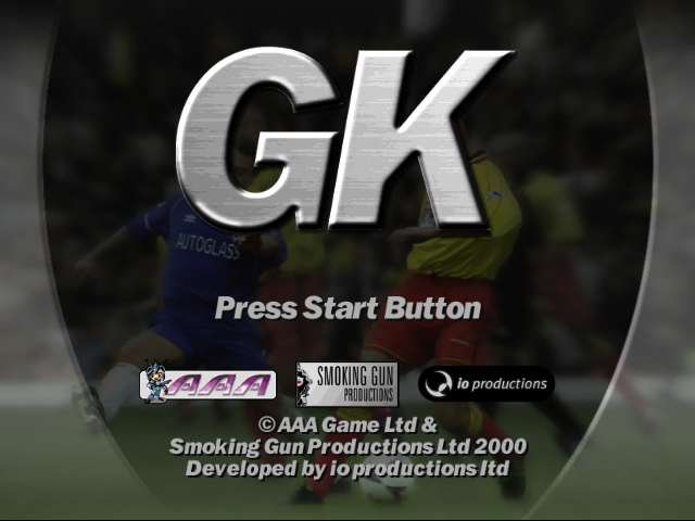 GK : Giant Killers — Title screen