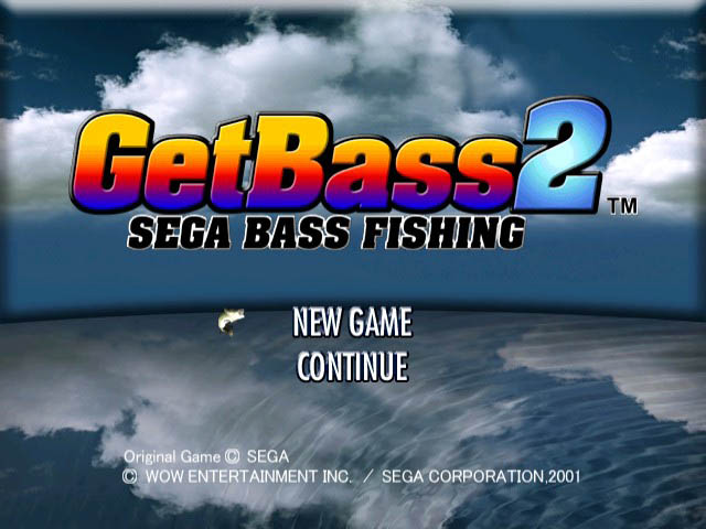 Get Bass 2 — Title screen
