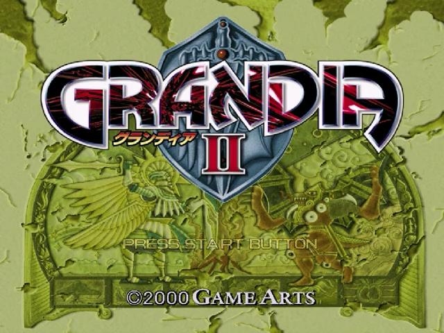 Grandia II — Title screen