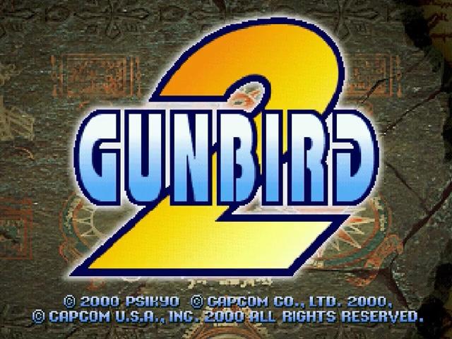 Gunbird 2 — Title screen