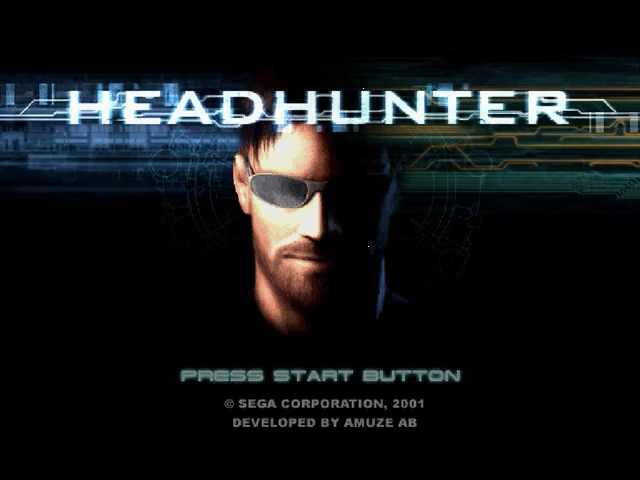 Headhunter — Title screen