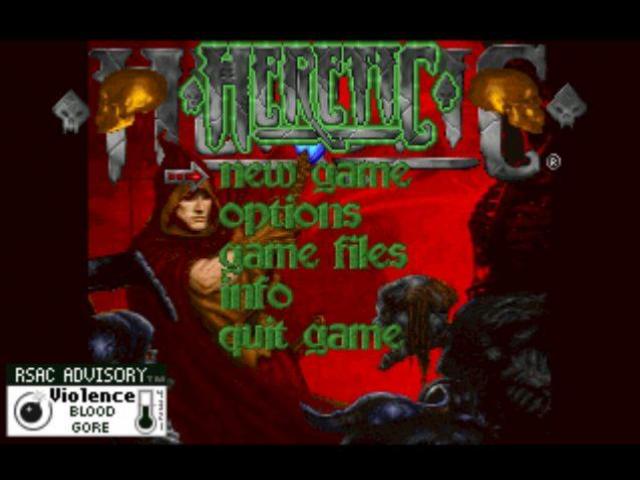 Heretic — Title screen
