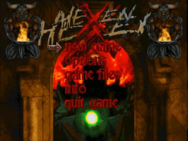 Hexen : Beyond Heretic — Title screen