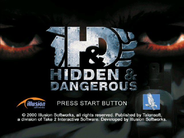 Hidden & Dangerous — Title screen