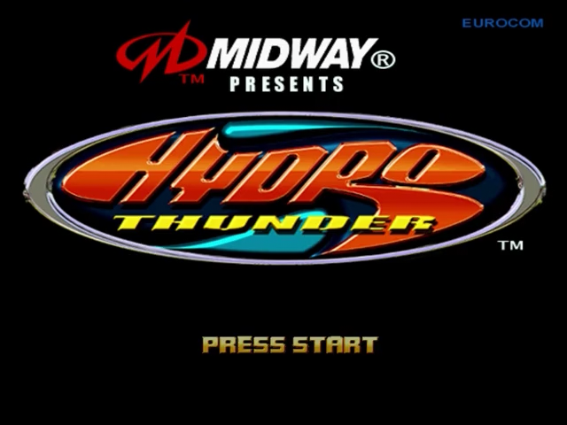 Hydro Thunder — Title screen