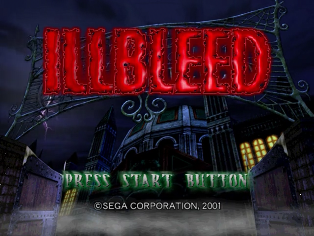 Illbleed — Title screen