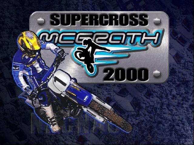 Jeremy McGrath Supercross 2000 — Title screen
