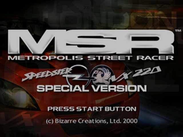 MSR Opel Challenge — Title screen