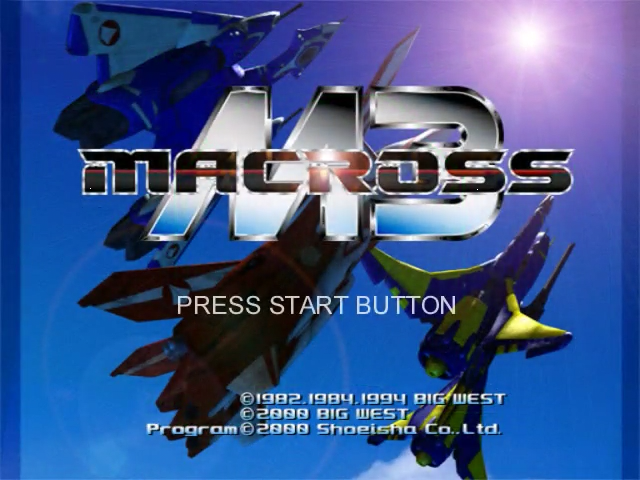 Macross M3 — Title screen