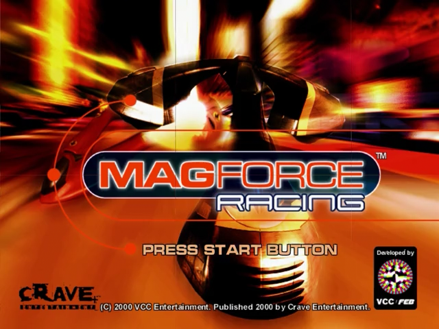 MagForce Racing — Title screen
