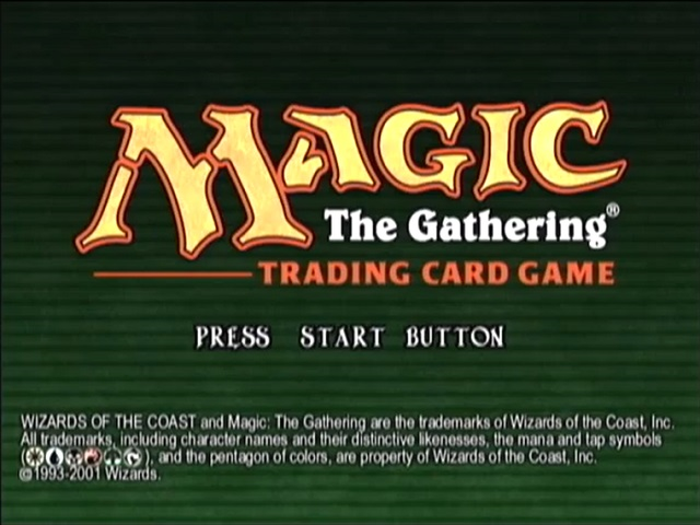 Magic : The Gathering — Title screen