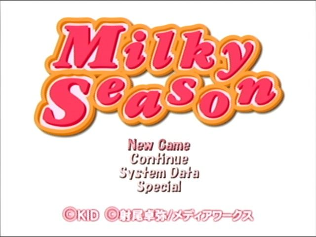 Milky Season — Title screen