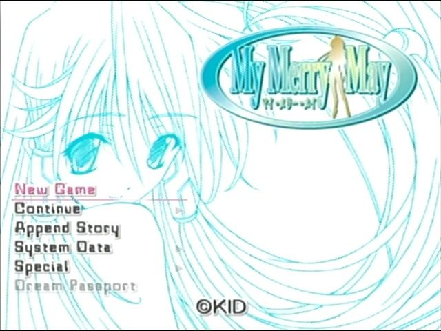 My Merry May — Title screen
