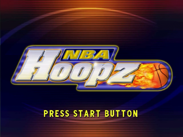 NBA Hoopz — Title screen