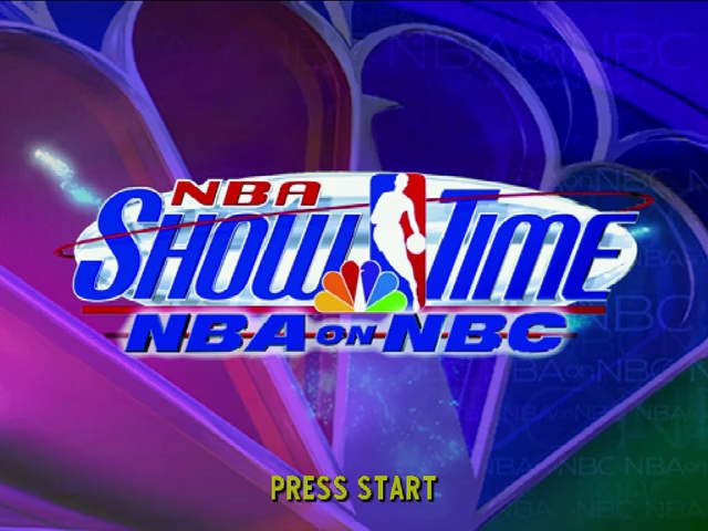 NBA Showtime : NBA on NBC — Title screen