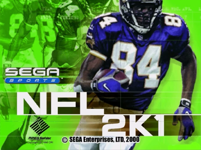 NFL 2K1 — Title screen