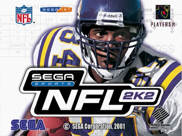 NFL 2K2 — Title screen