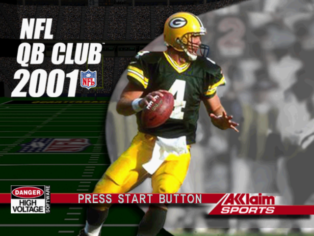 NFL QB Club 2001 — Title screen