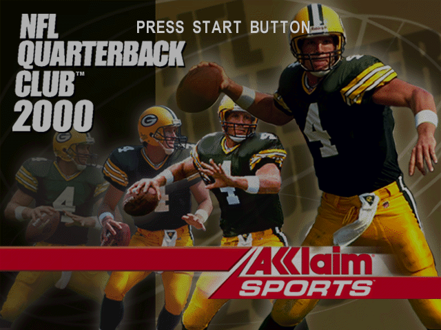 NFL Quarterback Club 2000 — Title screen