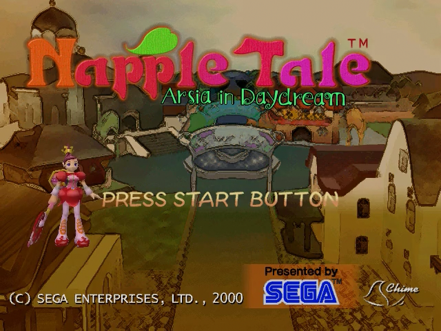 Napple Tale : Arsia in Daydream — Title screen