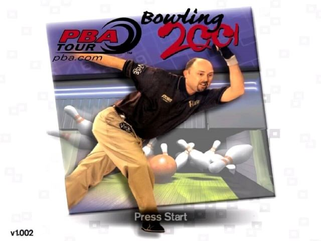 PBA Tour Bowling 2001 — Title screen