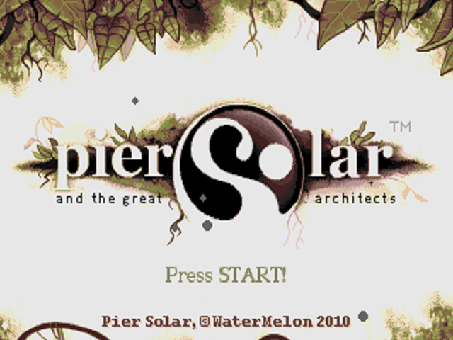 Pier Solar and The Great Architects — Title screen