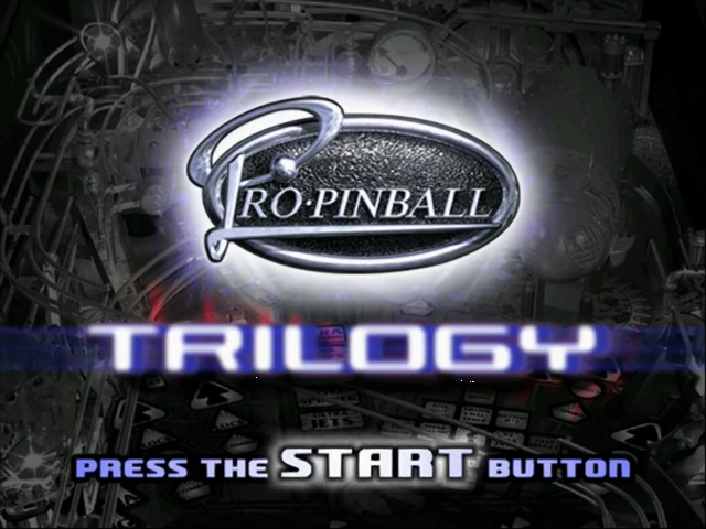 Pro-Pinball Trilogy — Title screen