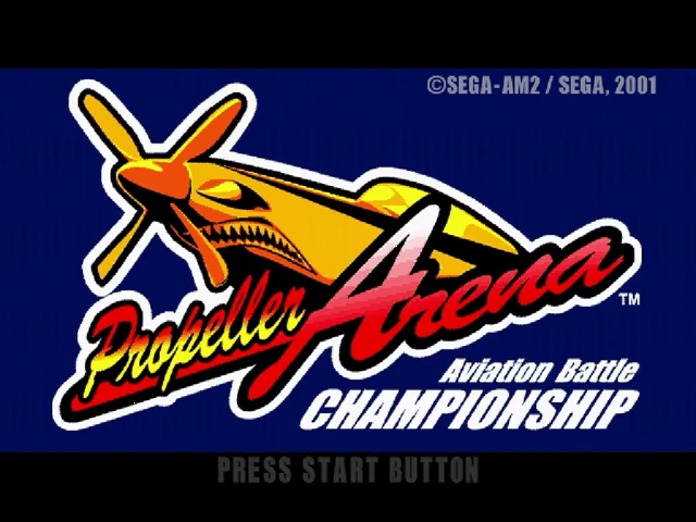 Propeller Arena : Aviation Battle Championship — Title screen