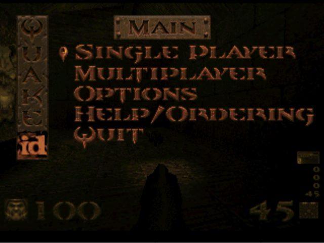 Quake — Title screen
