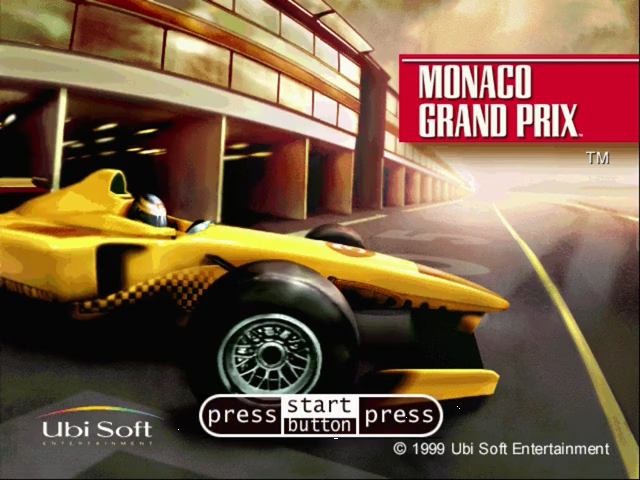 Racing Simulation 2 : Monaco Grand Prix  — Title screen