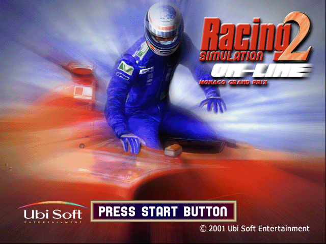 Racing Simulation 2 : Monaco Grand Prix Online — Title screen