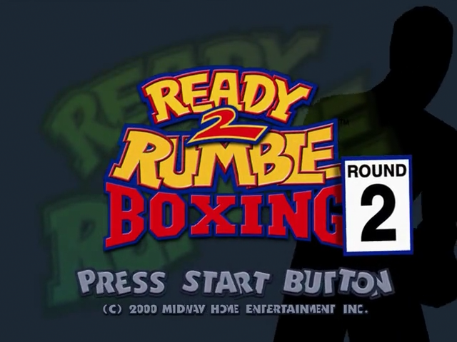 Ready 2 Rumble Boxing Round 2 — Title screen