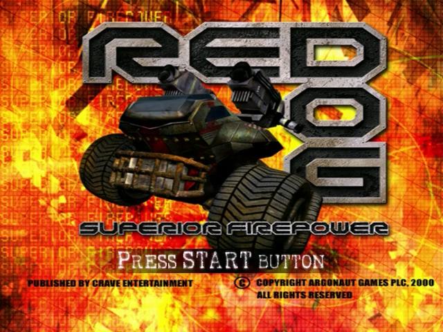 Red Dog : Superior Firepower — Title screen