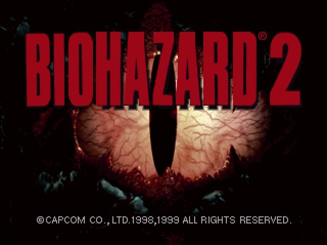 Resident Evil 2 — Title screen