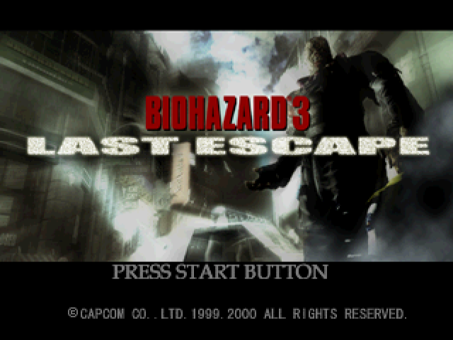 Resident Evil 3 : Nemesis (Trans.) — Title screen