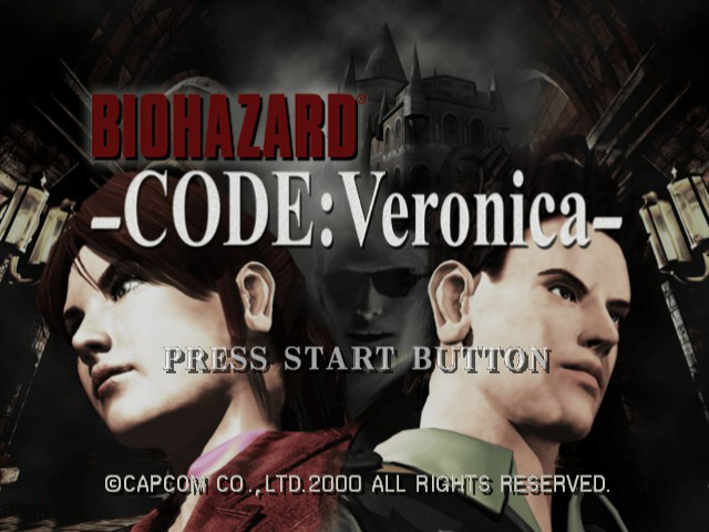 Resident Evil Code : Veronica — Title screen