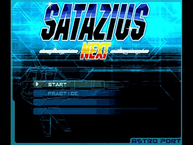Satazius Next — Title screen