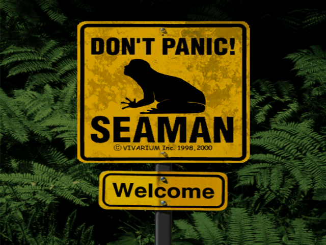 Seaman — Title screen