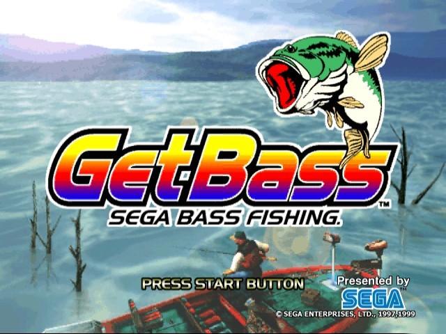 Sega Bass Fishing — Title screen