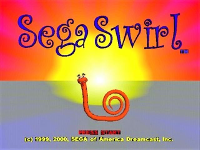 Sega Swirl — Title screen