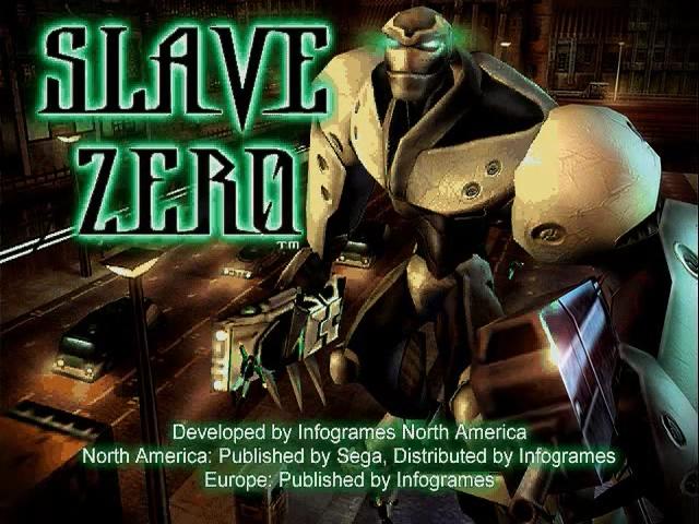 Slave Zero — Title screen