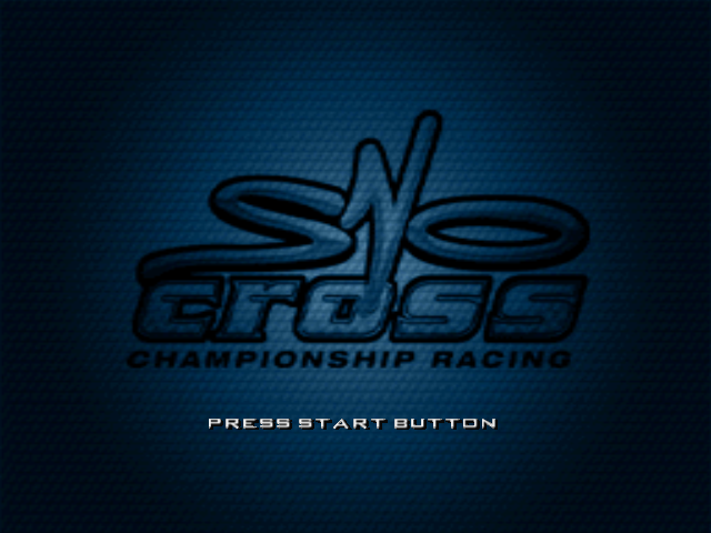 Sno-Cross Championship Racing — Title screen