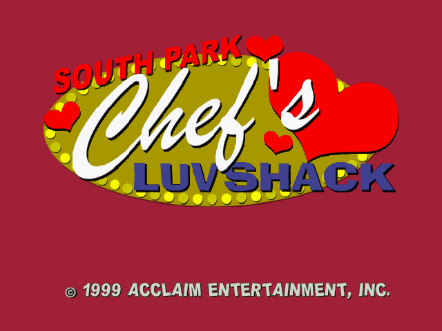 South Park : Chef's Luv Shack — Title screen