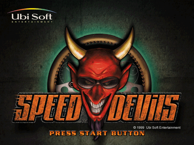 Speed Devils — Title screen