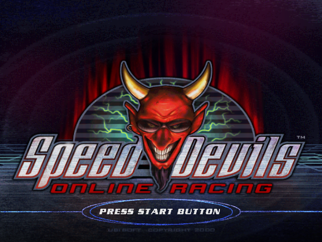 Speed Devils Online Racing — Title screen