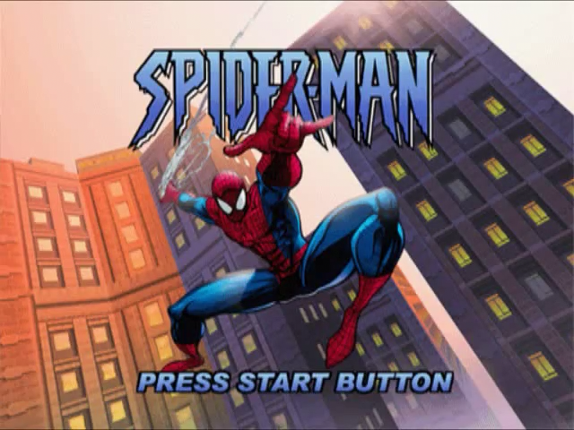 Spider-Man — Title screen