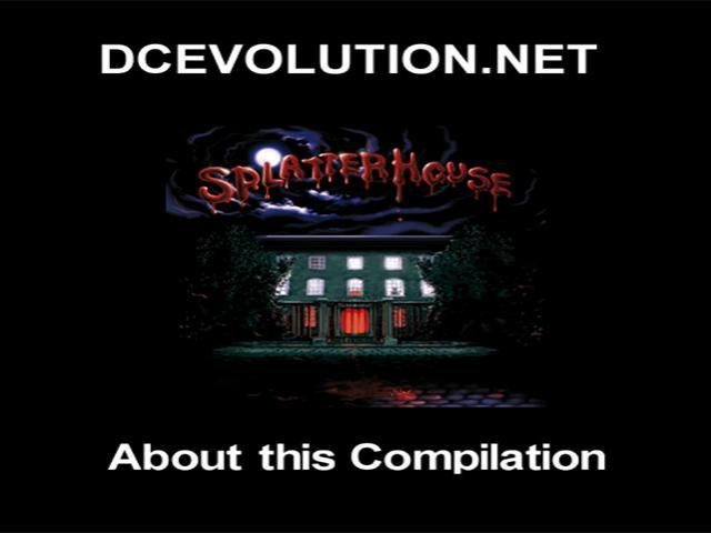 Splatterhouse Trilogy — Title screen