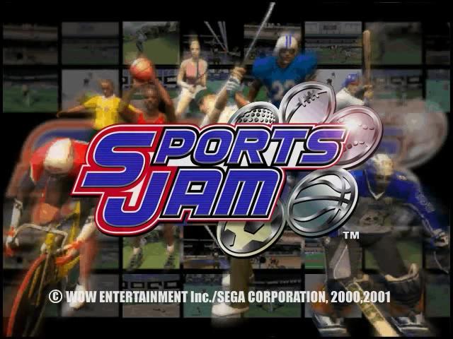 Sports Jam — Title screen
